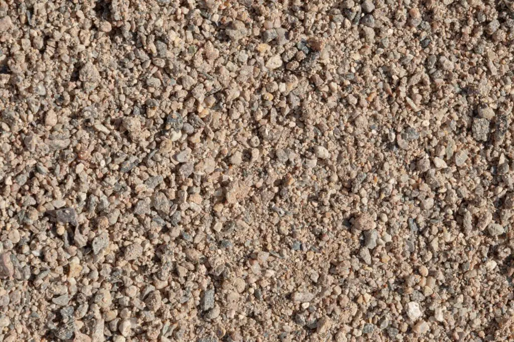 Pile of fine concrete sand