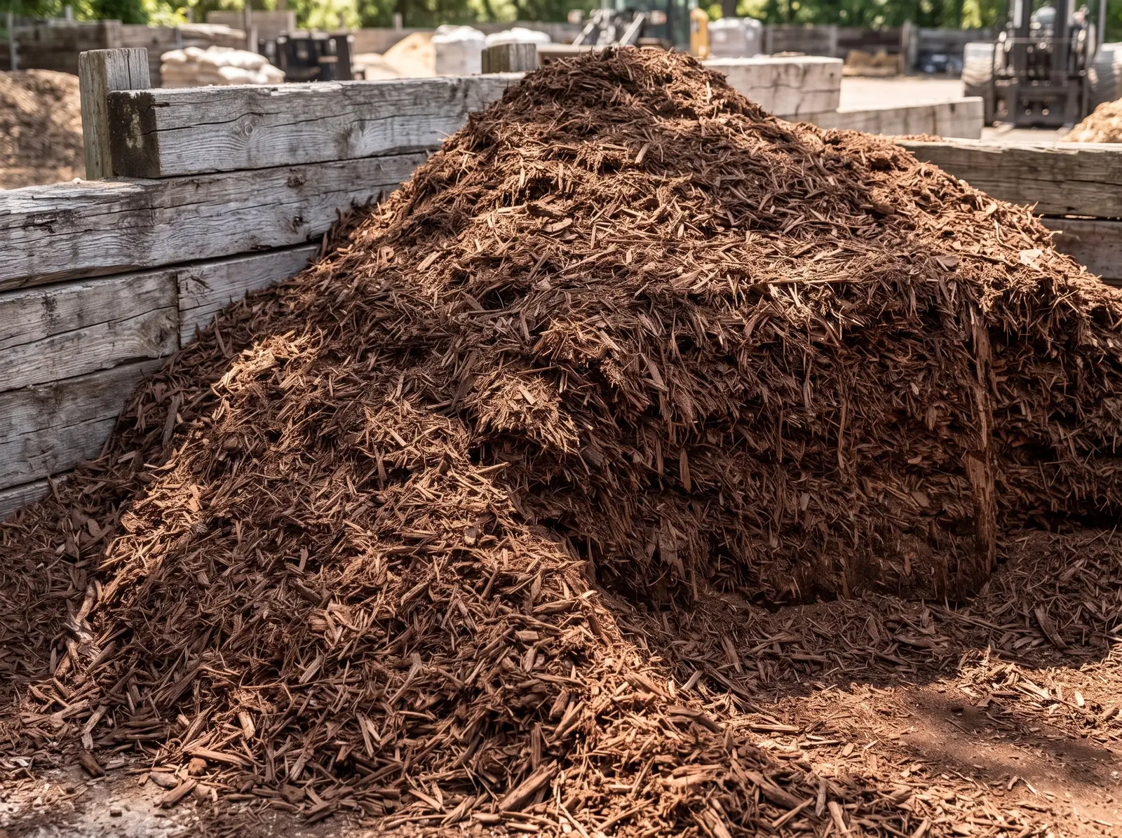 Brown Shredded Mulch - Image 3