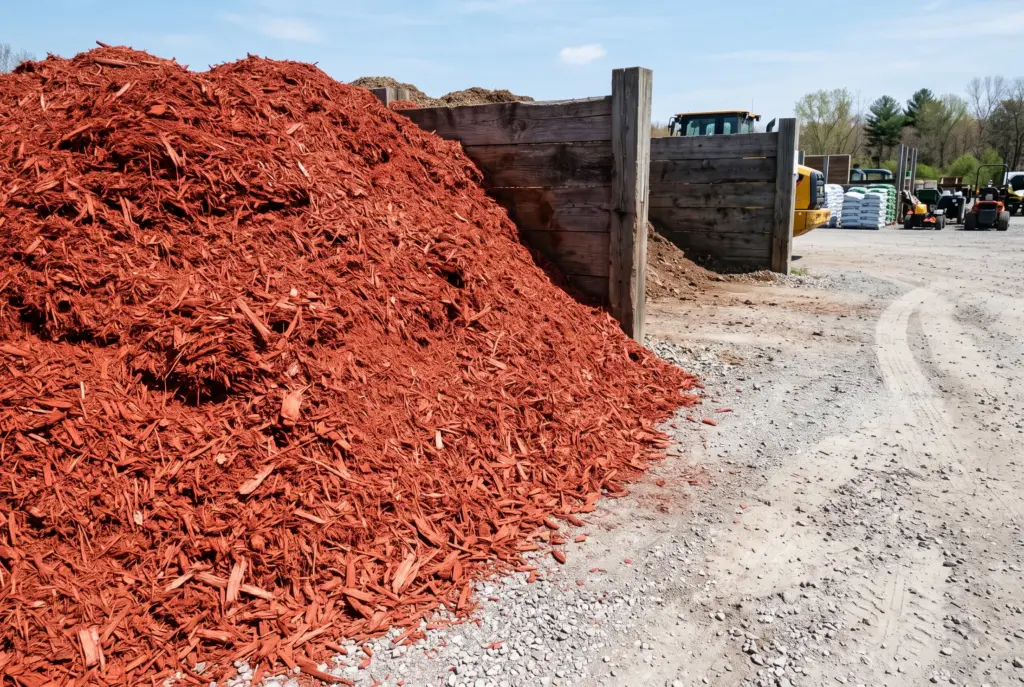 Red Mulch Delivery in San Diego, CA